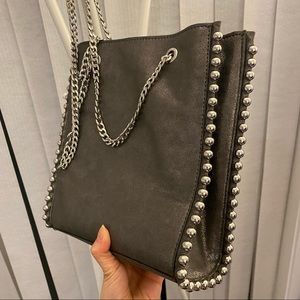 Zara grey purse